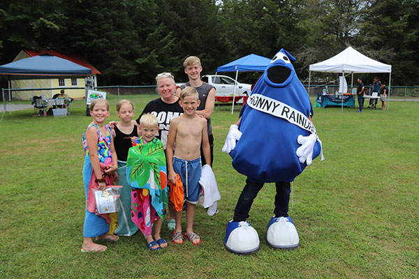 Family attending Adirondack Waterfest Hamilton County Soil and Water Conservation District