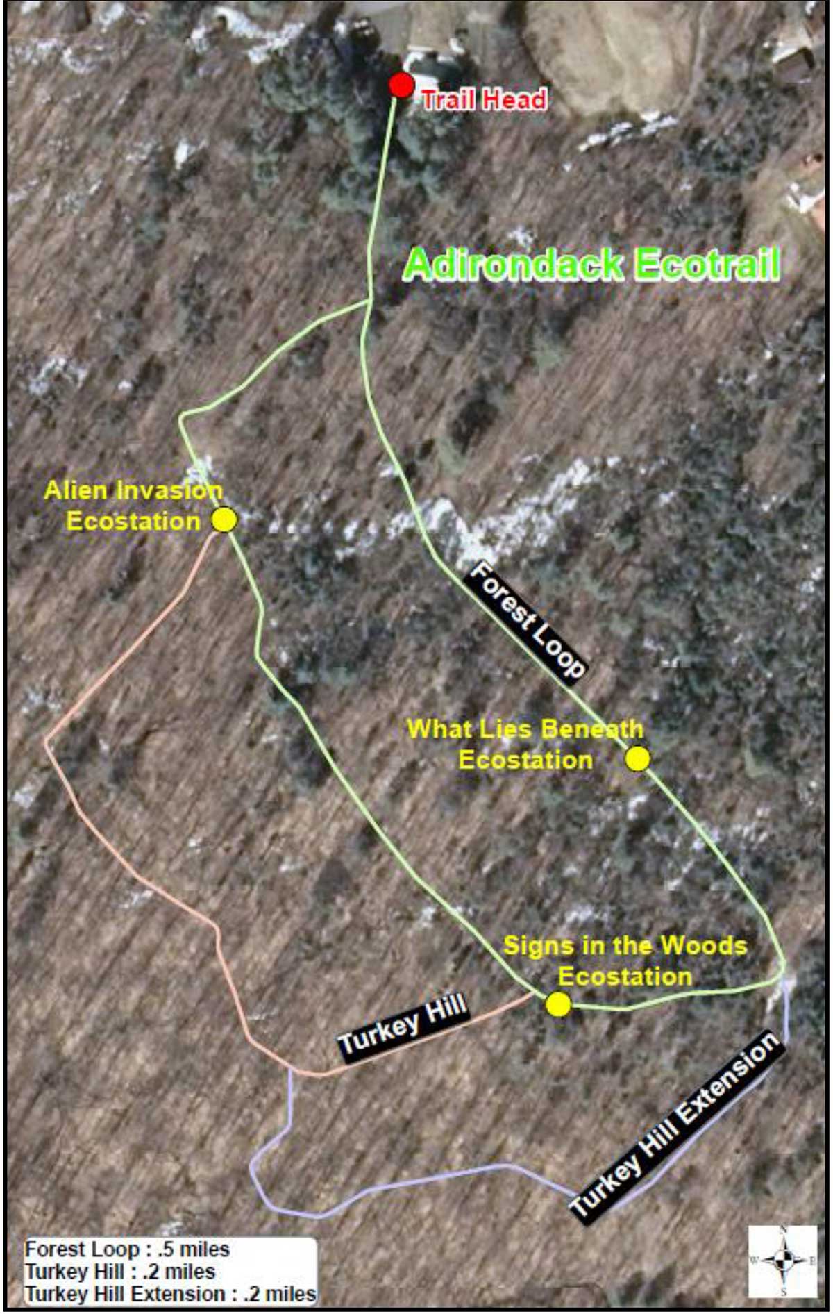 Adirondack EcoTrail Map